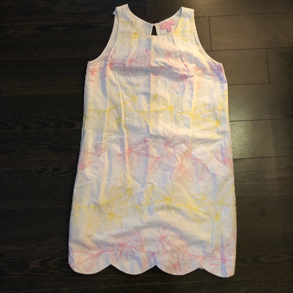 Lilly Pulitzer Janie scallop shift dress size 2 - Picture 2 of 2